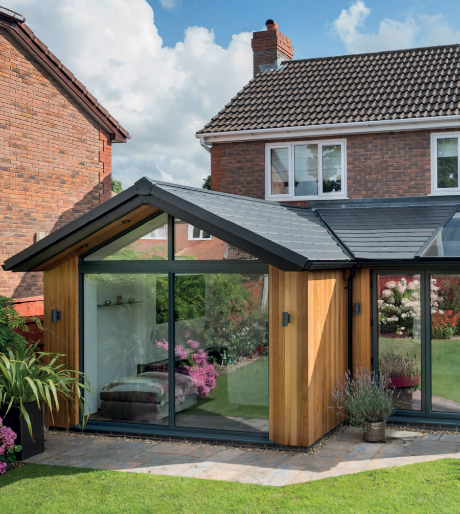 Warm tiled roof